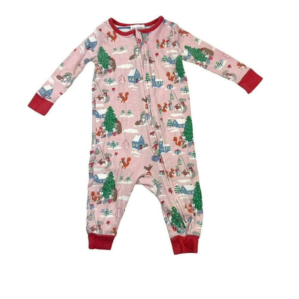 Baby Boden Winter Holiday One Piece Sleeper